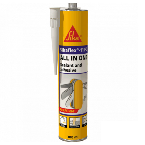 Герметик поліуретановий Sikaflex-11FC ALL in ONE чорний 300 мл